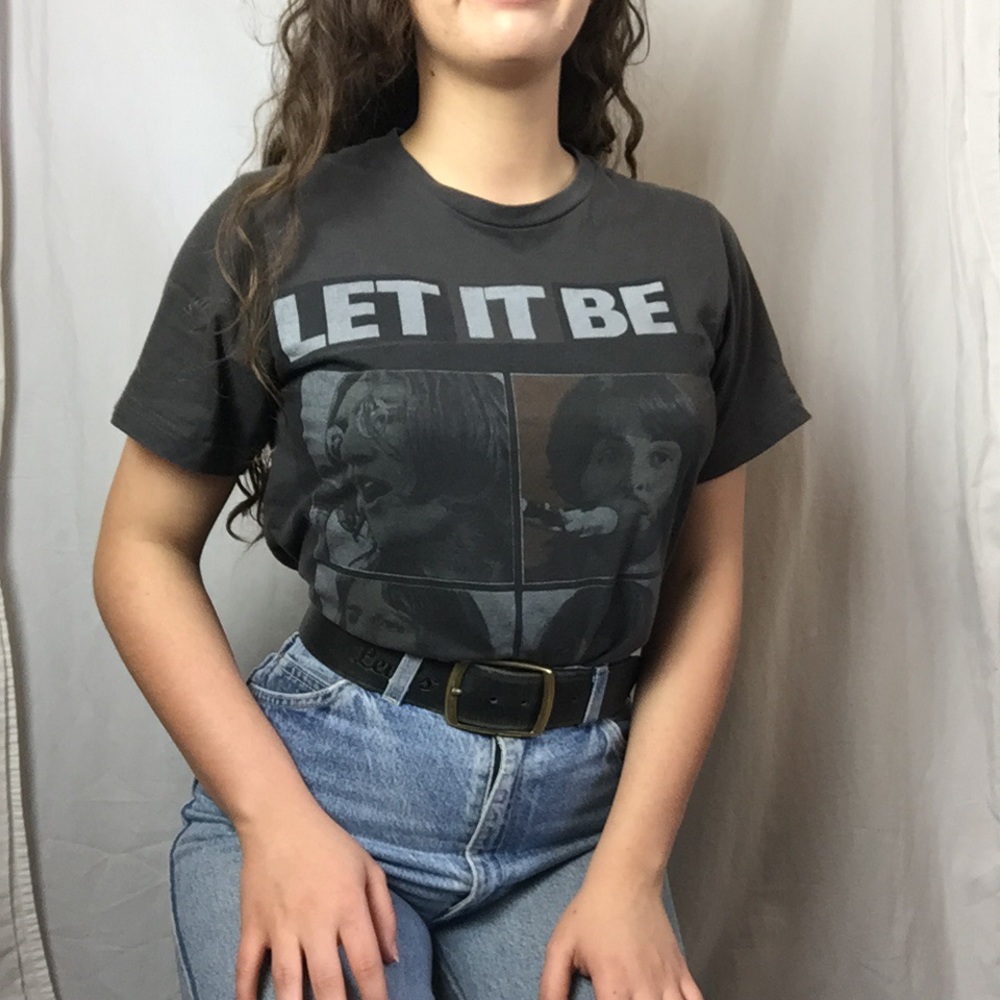 Grey Beatles Band T Shirt